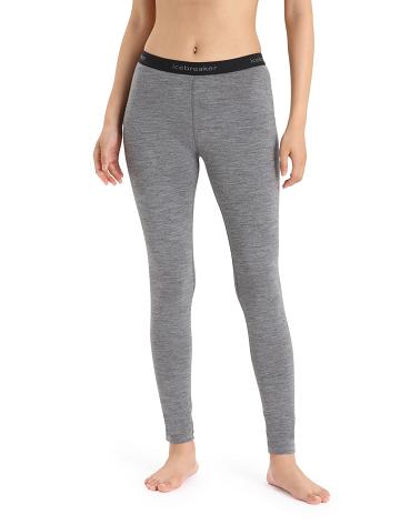 Icebreaker Merino 200 Oasis Thermal Női Leggings Szürke | HU 1550MQZA